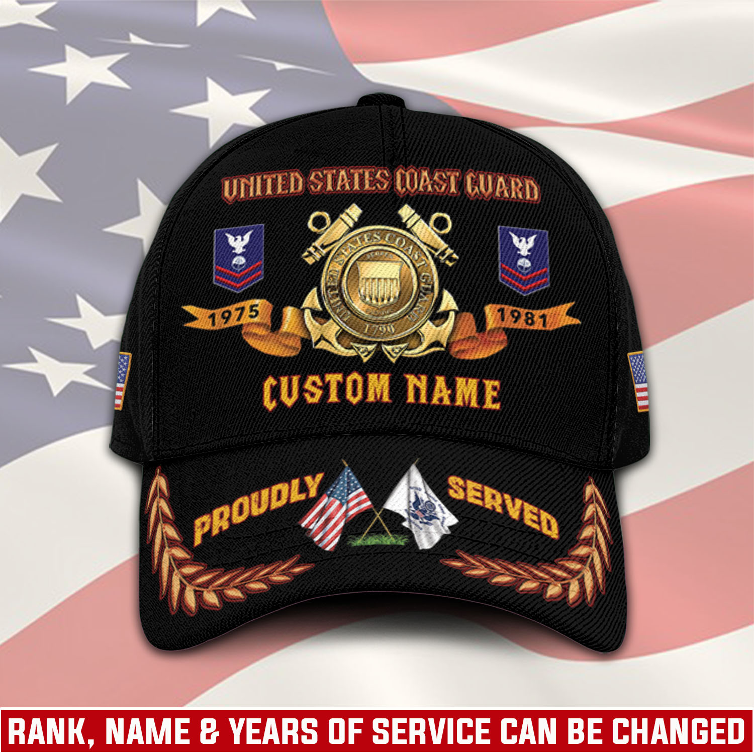 US Coast Guard, Second To None - Classic Cap