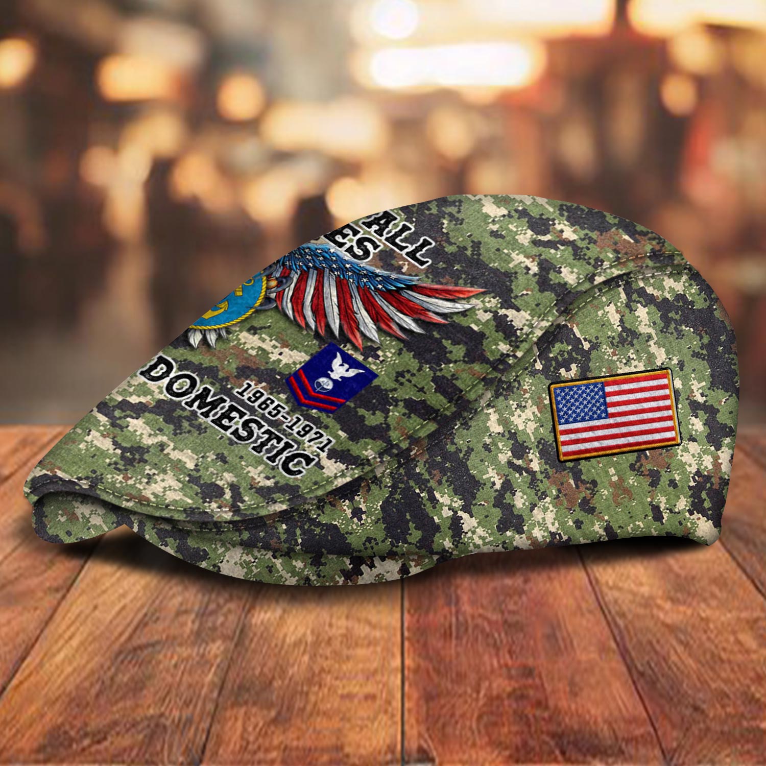 US Coast Guard, E 8 Gold - Jeff Cap - Image 2