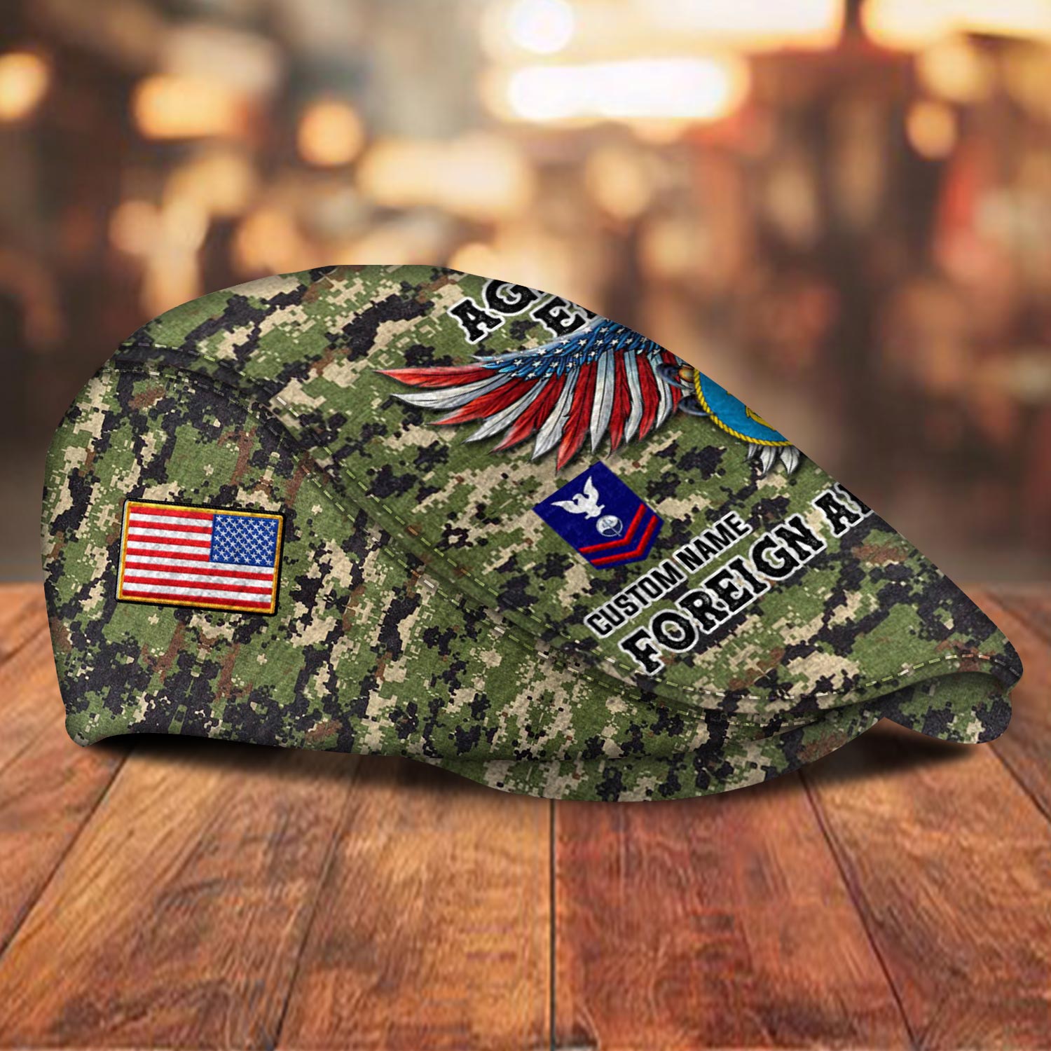 US Coast Guard, E 8 Gold - Jeff Cap - Image 3