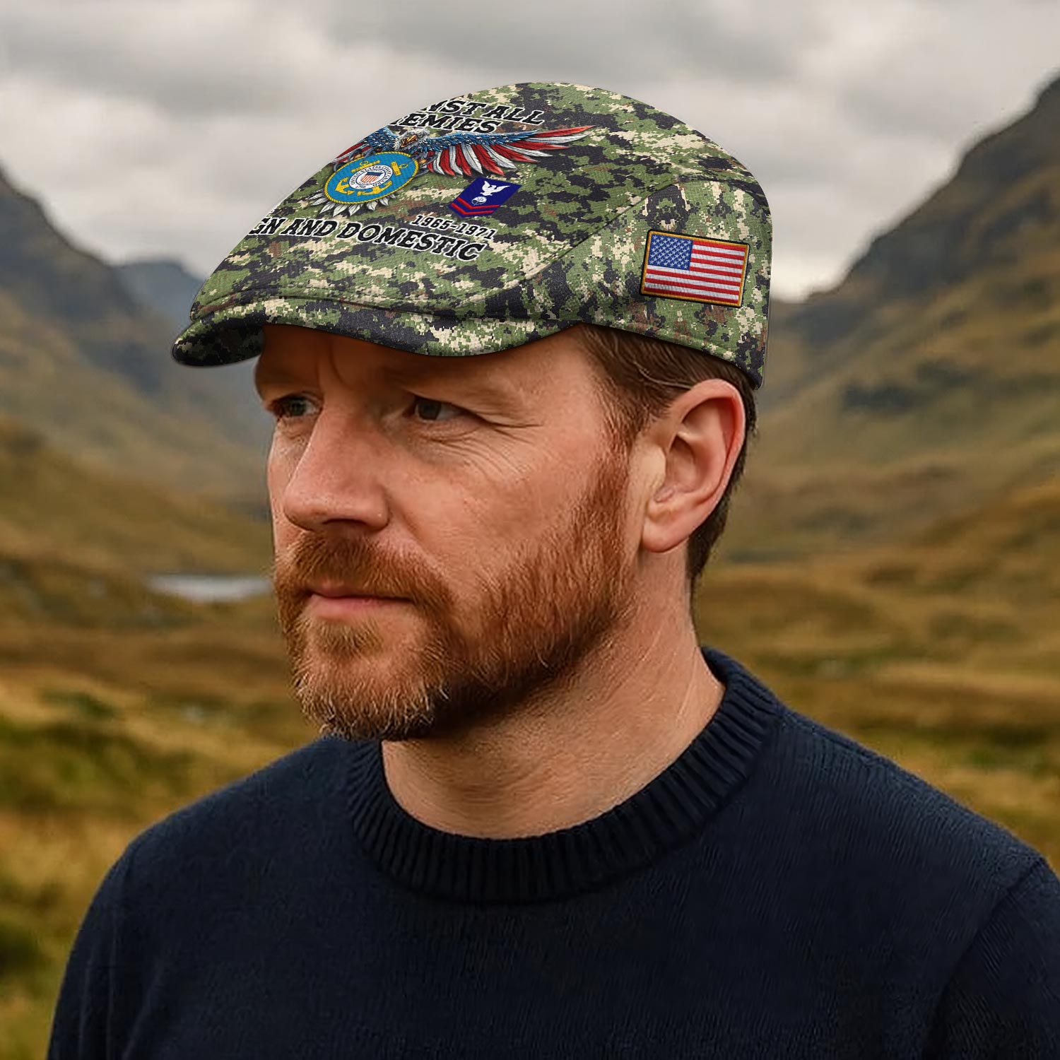 US Coast Guard, E 8 Gold - Jeff Cap - Image 4