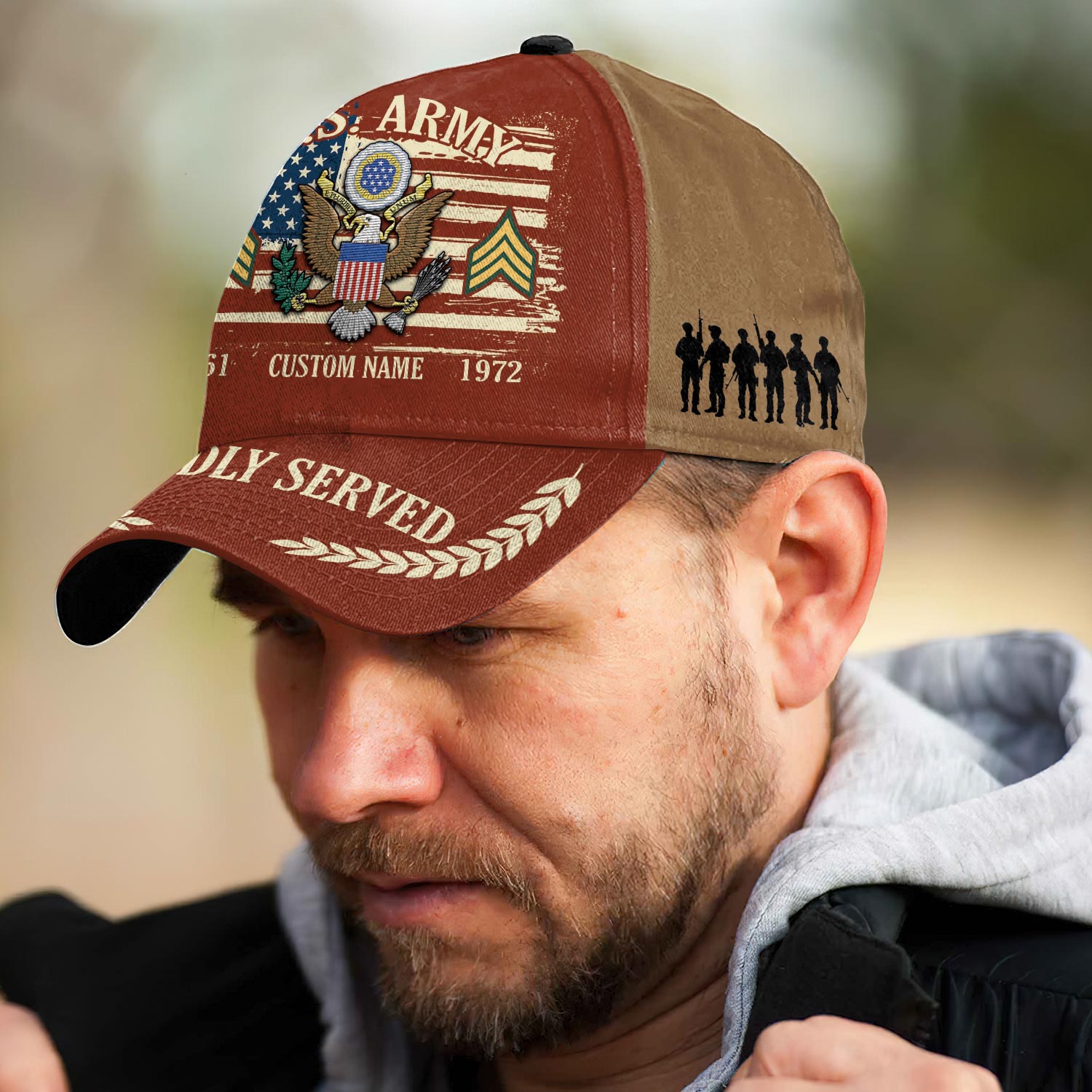 US Army, Honoring All Who Served - Classic Cap - Image 3