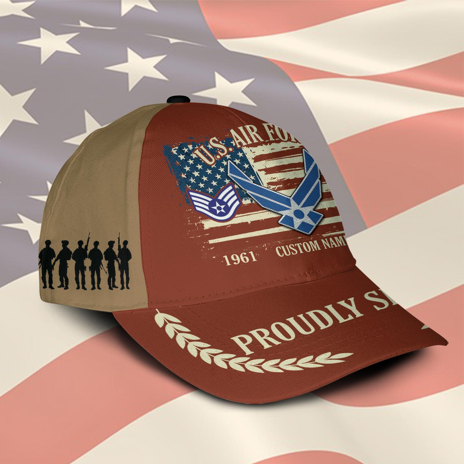 US Air Force, No One Fights Alone - Classic Cap - Image 2