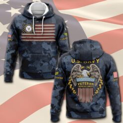 US Navy, E 3 Blue - Hoodie