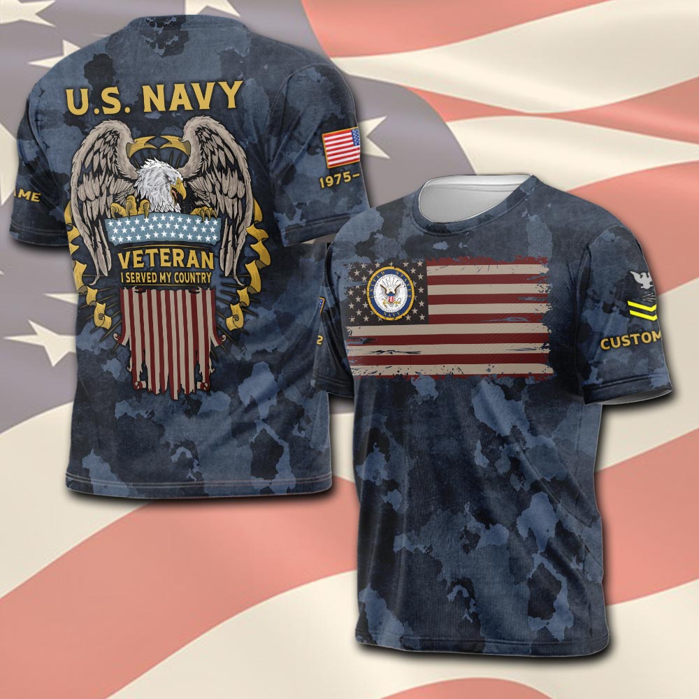 US Navy, E 5 Red - T-Shirt