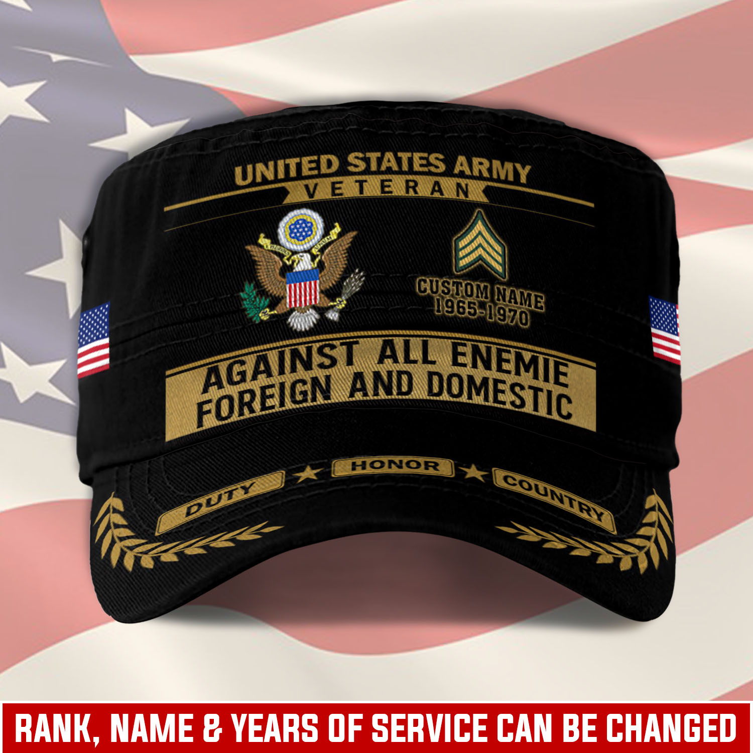 US Army, Freedom Over Fear - Military Cap