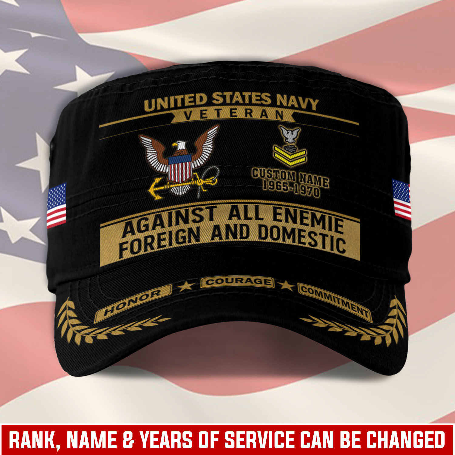 US Navy, Served With Pride - Military Cap