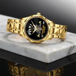 Alternative view of US Army, Duty, Honor, Country - Diamond-Cut Bezel Watch