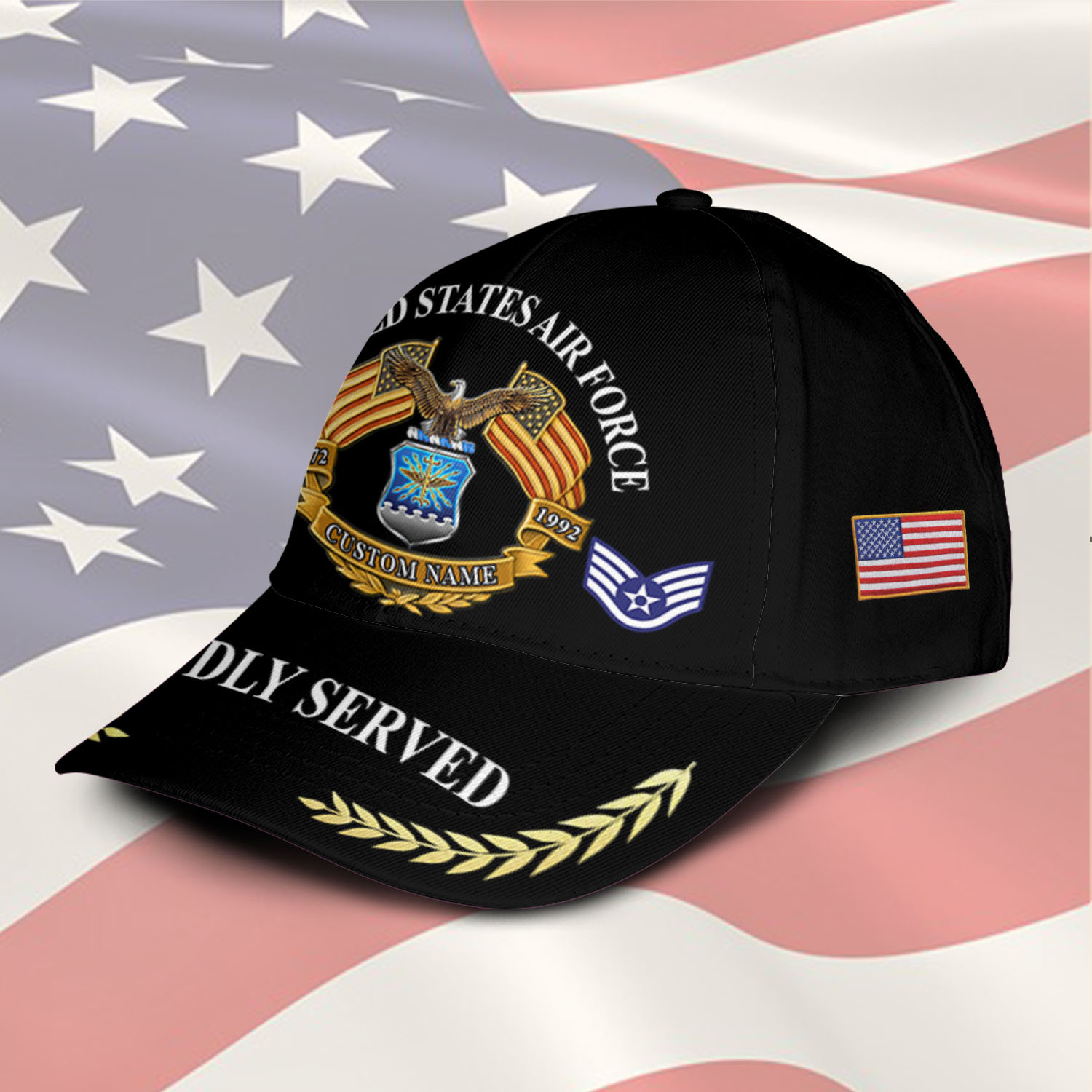 US Air Force, Honor The Fallen - Classic Cap - Image 2