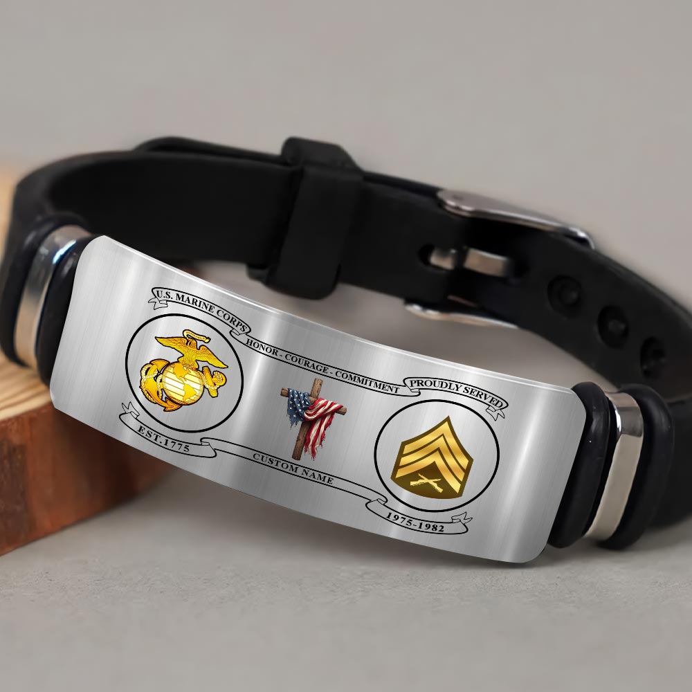 US Marine Corps, Proud To Have Served - Bracelet - Image 3