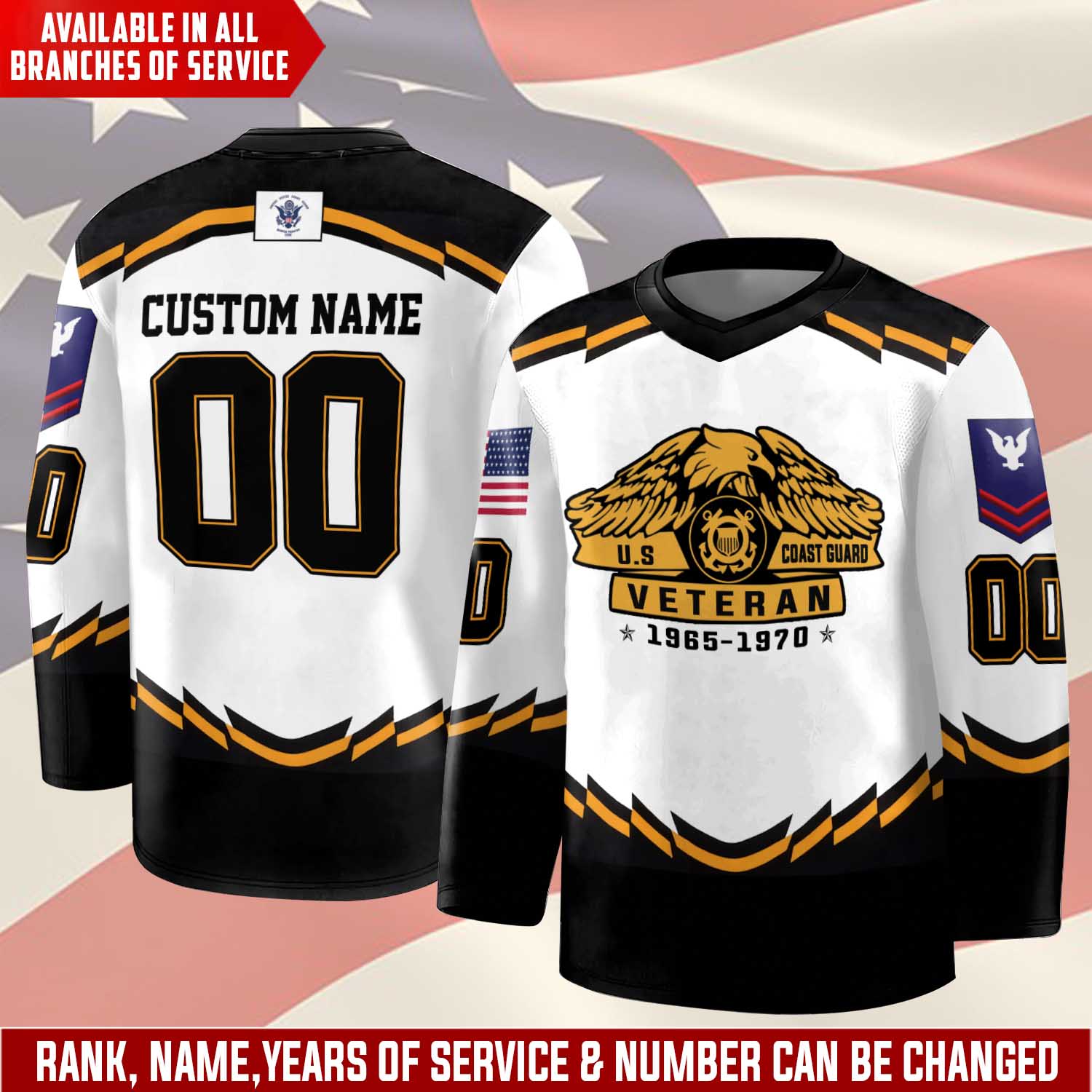 US Coast Guard, Always Ready - Hockey Jersey