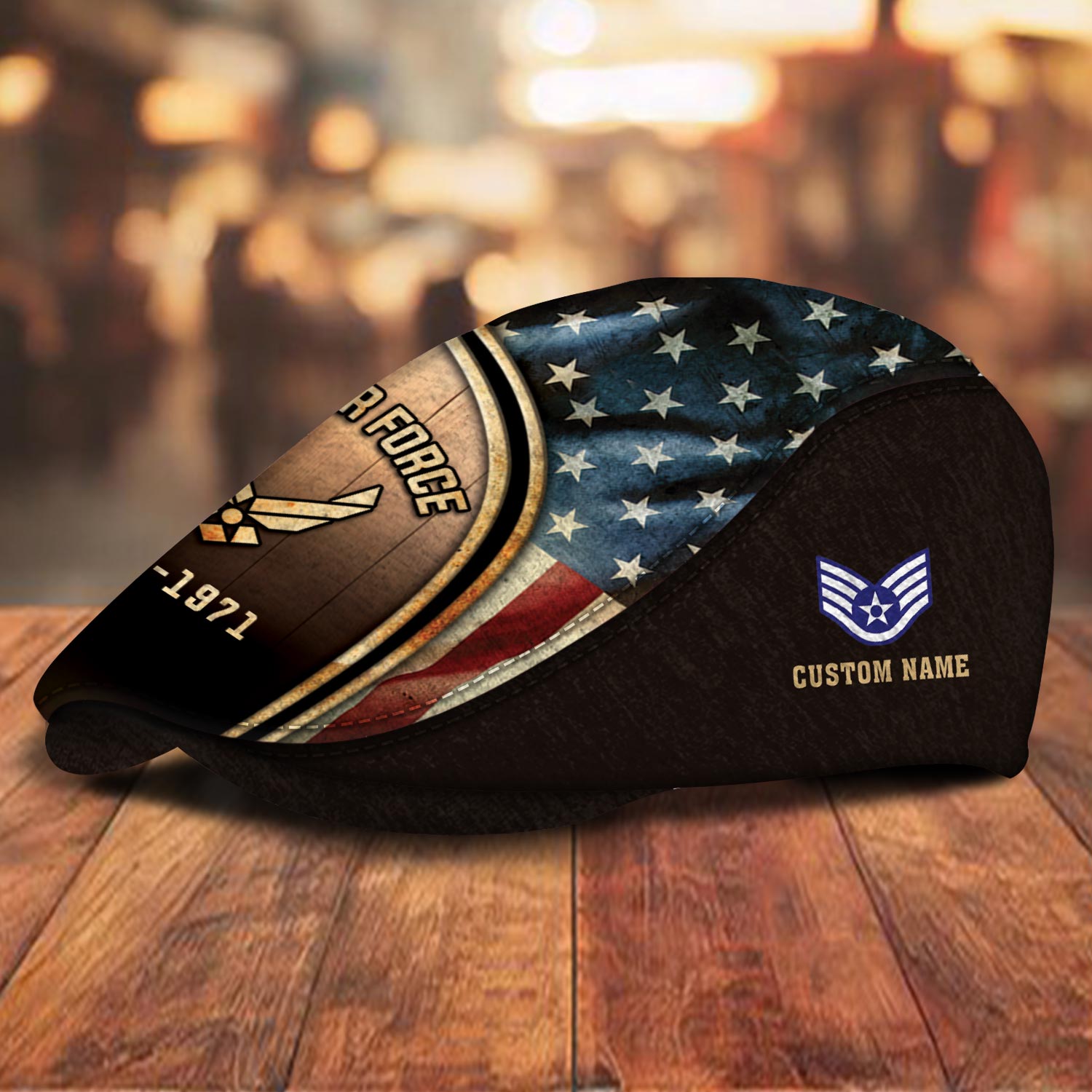 US Air Force , E 5 Air Force Staff Sergeant - Jeff Cap - Image 2