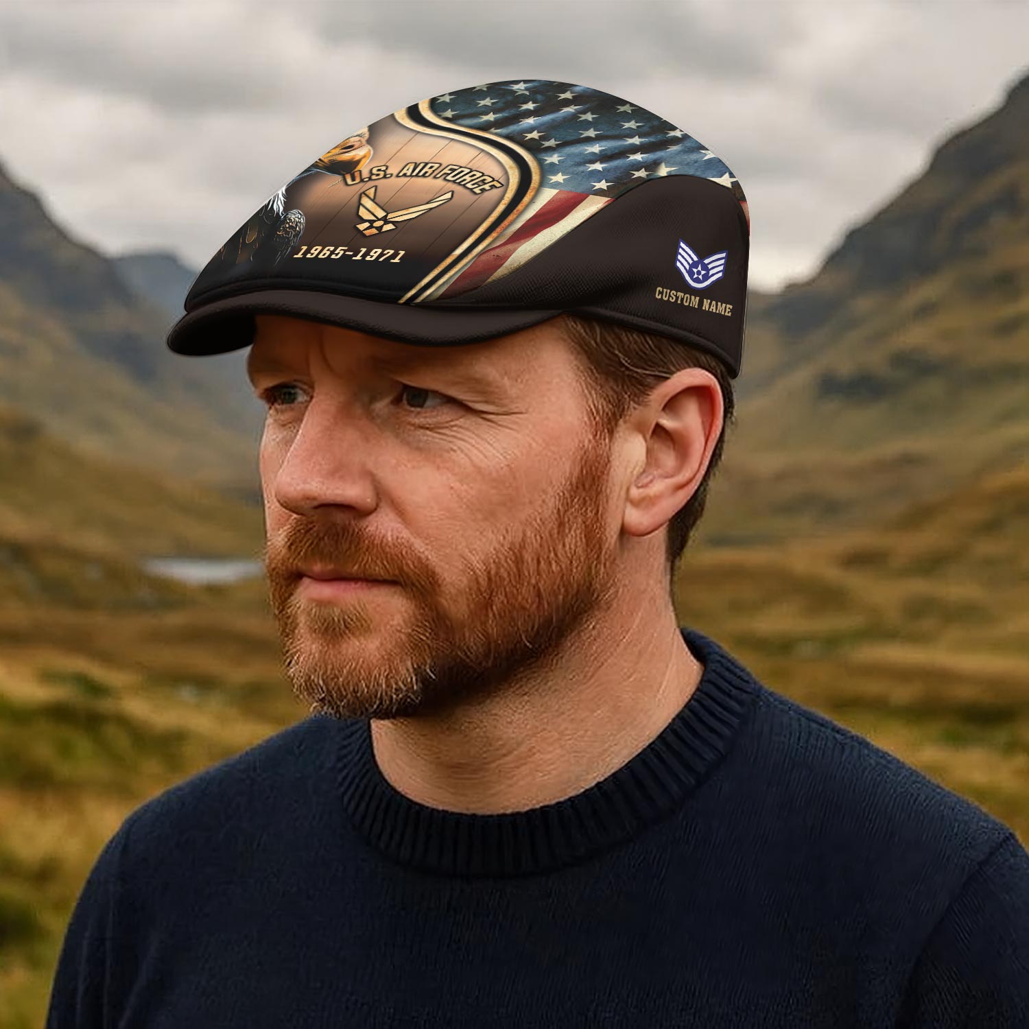 US Air Force , E 5 Air Force Staff Sergeant - Jeff Cap - Image 4