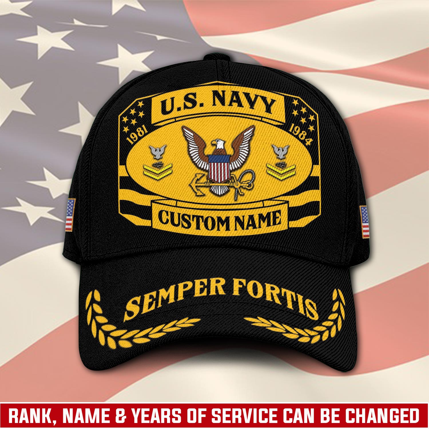 US Navy, Honor - Courage - Commitment - Classic Cap
