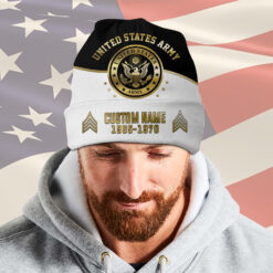 Alternative view of US Army, W 4 Army Chief Warrant Officer 4 - Full-Printed Beanie Hat