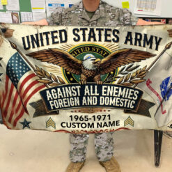 Alternative view of US Army, Lest We Forget - Flying Flag 5×8 Feet(152×244 Cm)