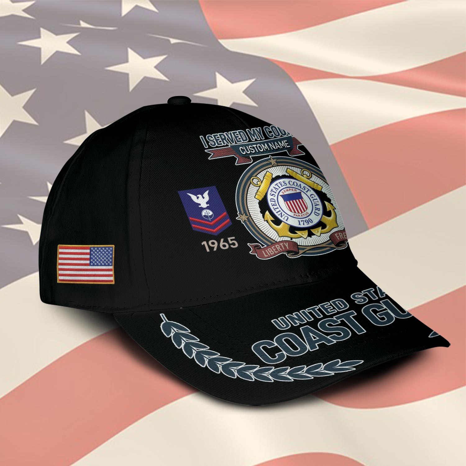 US Coast Guard, Always Ready - Classic Cap - Image 2