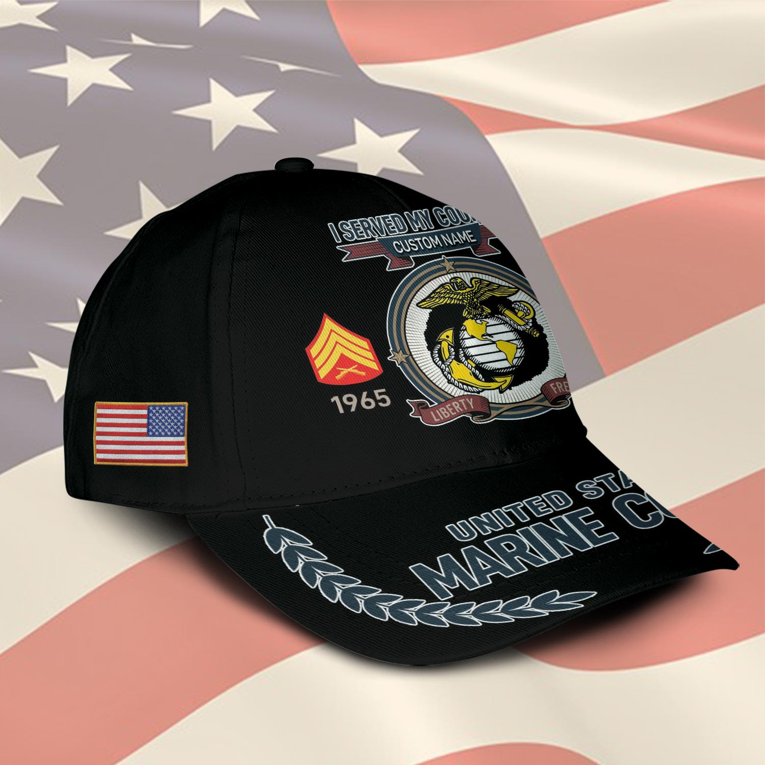 US Marine Corps, Freedom Isn't Free - Classic Cap - Image 2