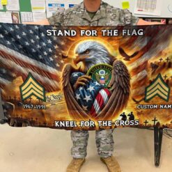 Alternative view of US Army, Remember - Honor - Respect - Flying Flag 5×8 Feet(152×244 Cm)