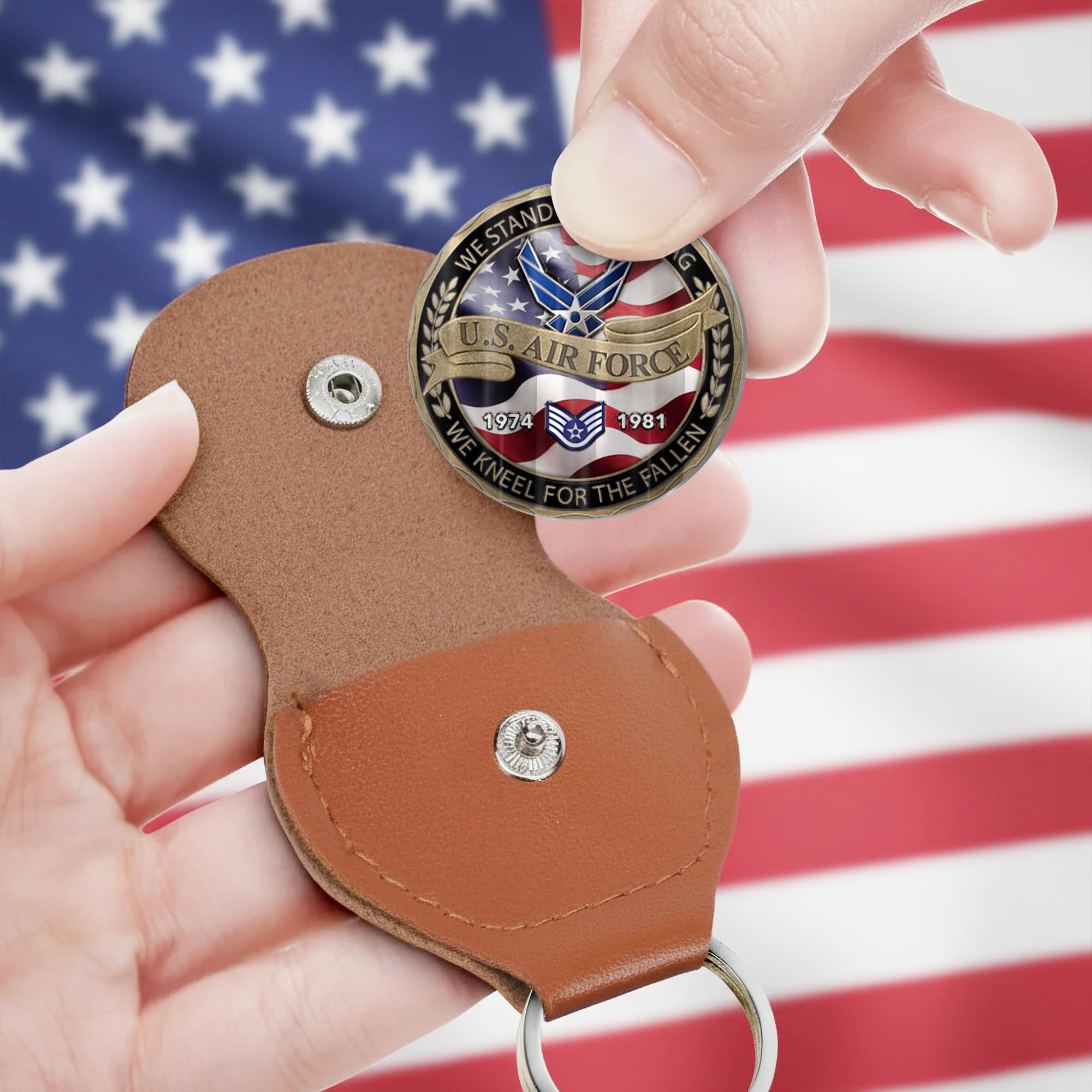 US Air Force, O 4 Air Force Major - Military Printed Challenge Coin - Image 3