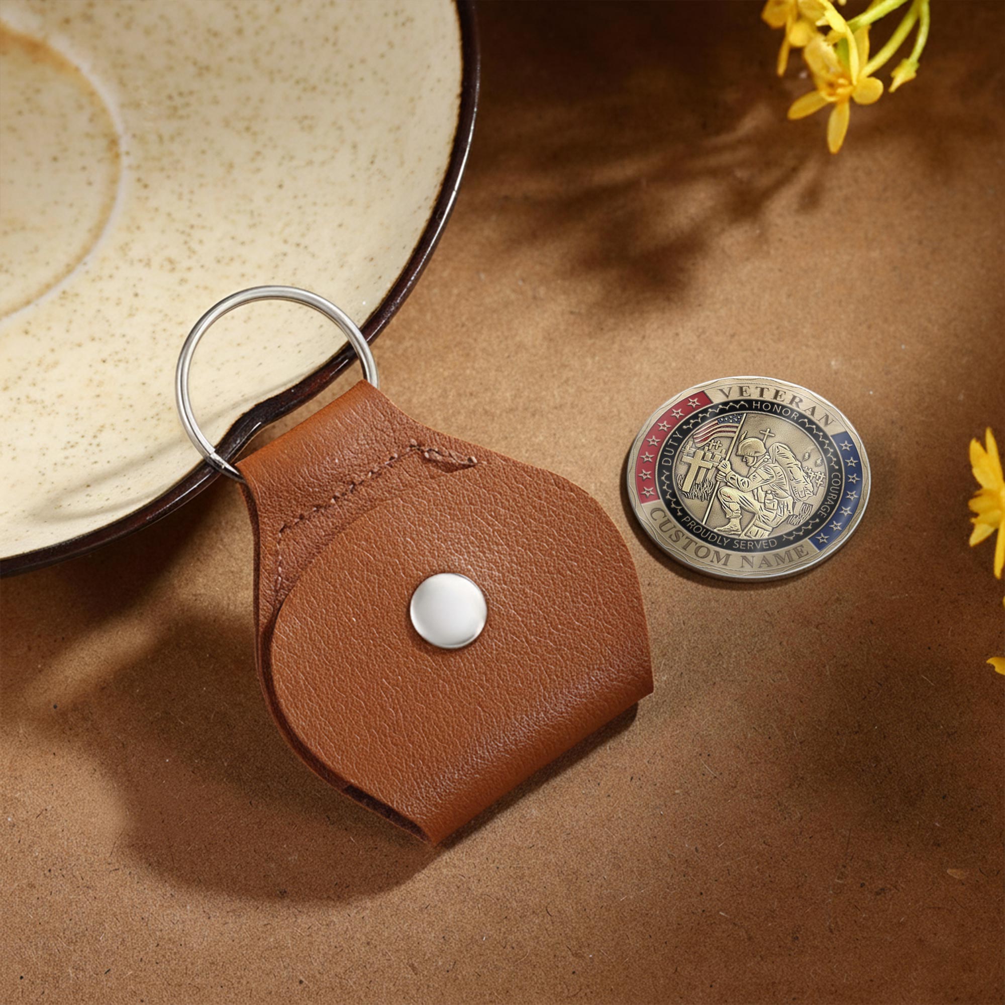 US Coast Guard, Served With Pride - Military Printed Challenge Coin - Image 4