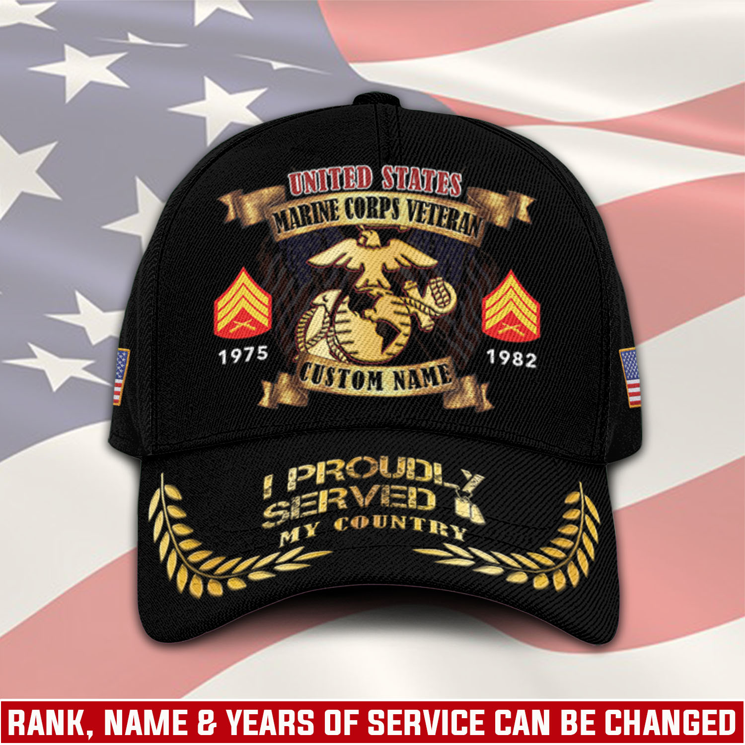 US Marine Corps, Remember - Honor - Respect - Classic Cap