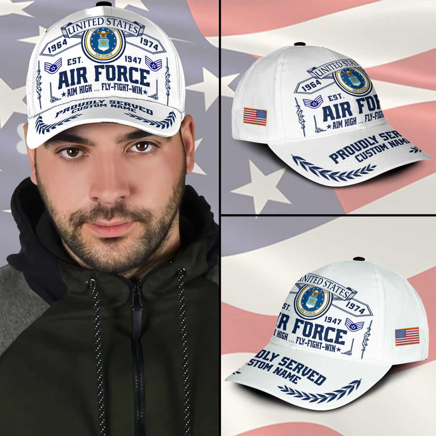 US Air Force, O 4 Air Force Major - Classic Cap - Image 3