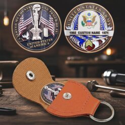 Alternative view of US Army, Duty, Honor, Country - Military Printed Challenge Coin