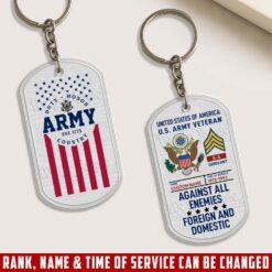 US Army, Lest We Forget - Acrylic Keychain