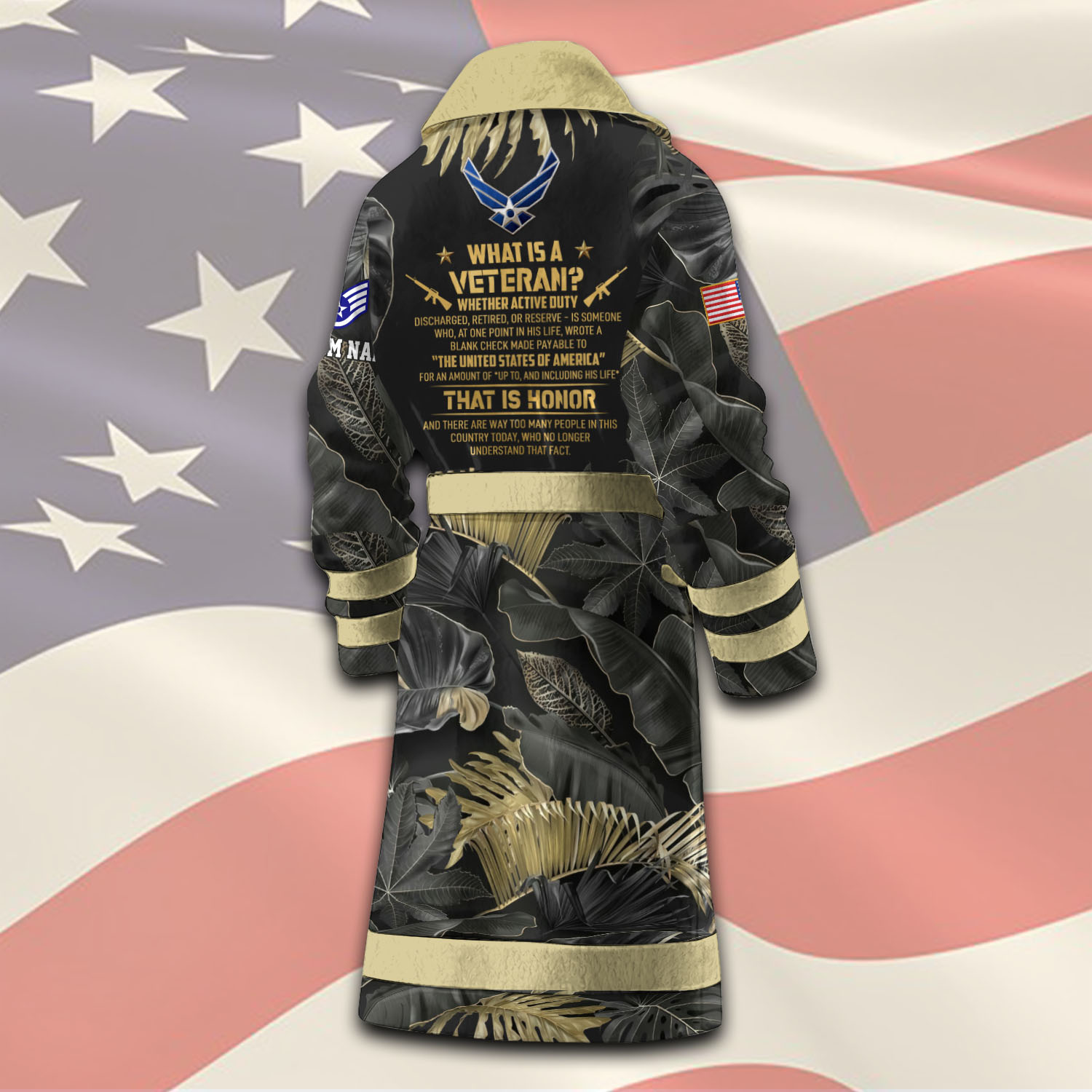 US Air Force, Honoring All Who Served - Night Gown - Image 3