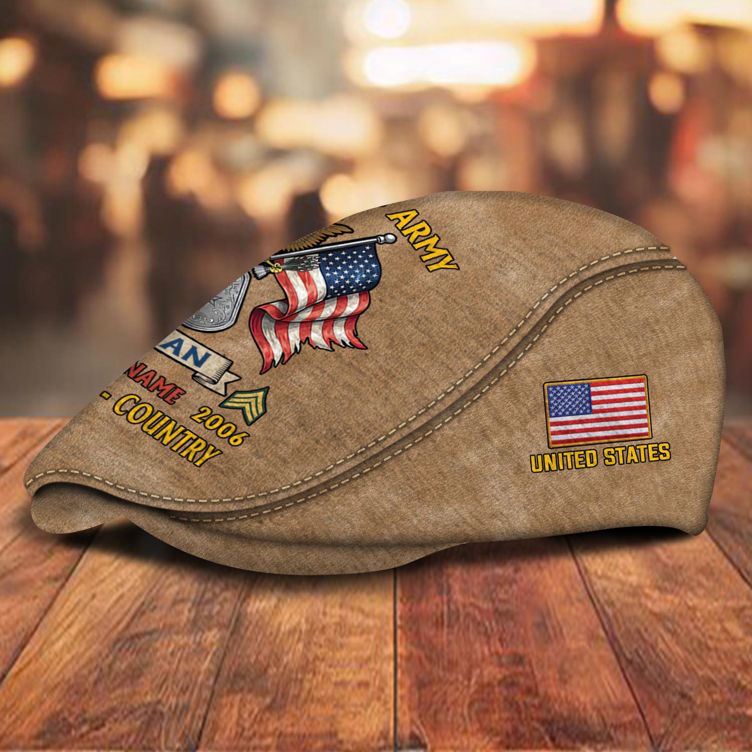 US Army, O 3 Army Captain - Jeff Cap - Image 2