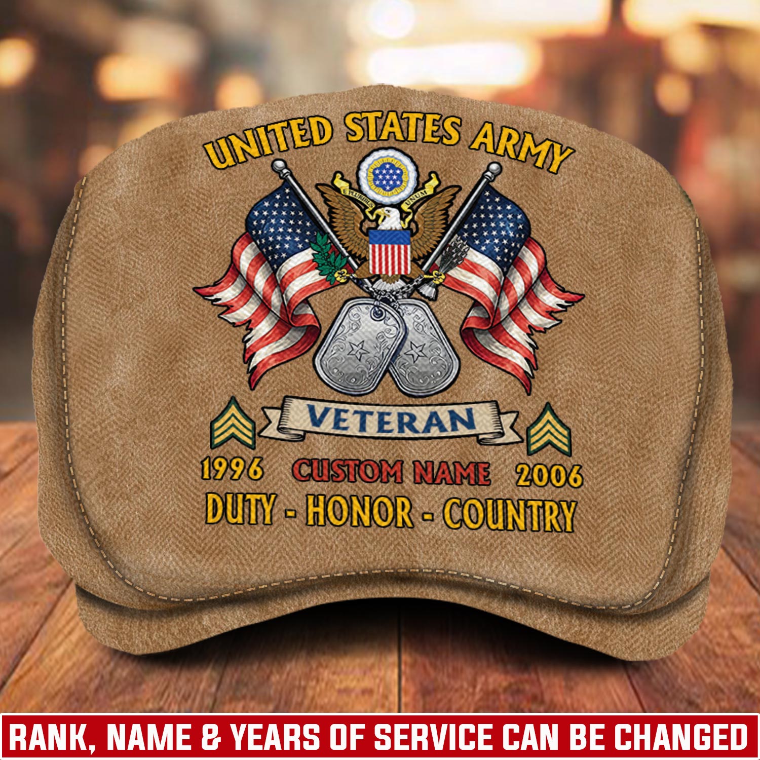 US Army, O 3 Army Captain - Jeff Cap