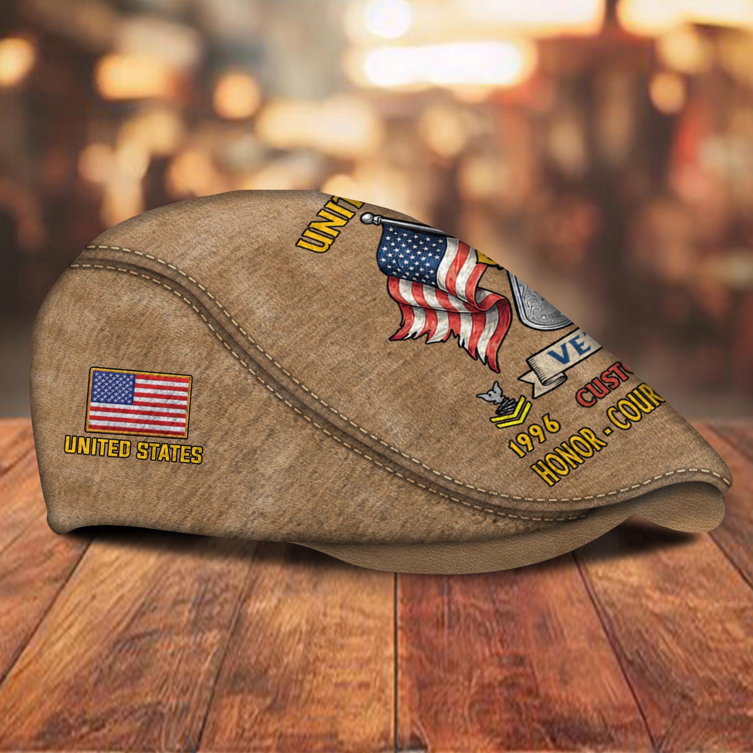 US Navy, E 5 Gold - Jeff Cap - Image 3