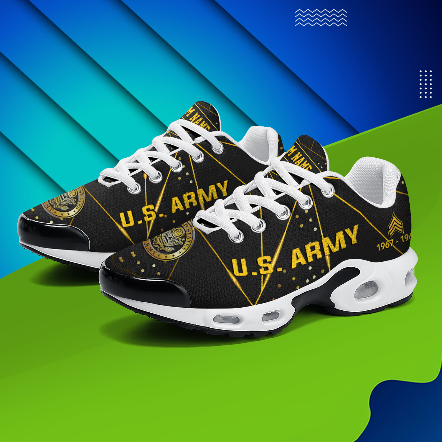 US Army, E 5 Army Sergeant - Air Max Plus Shoes - Image 3