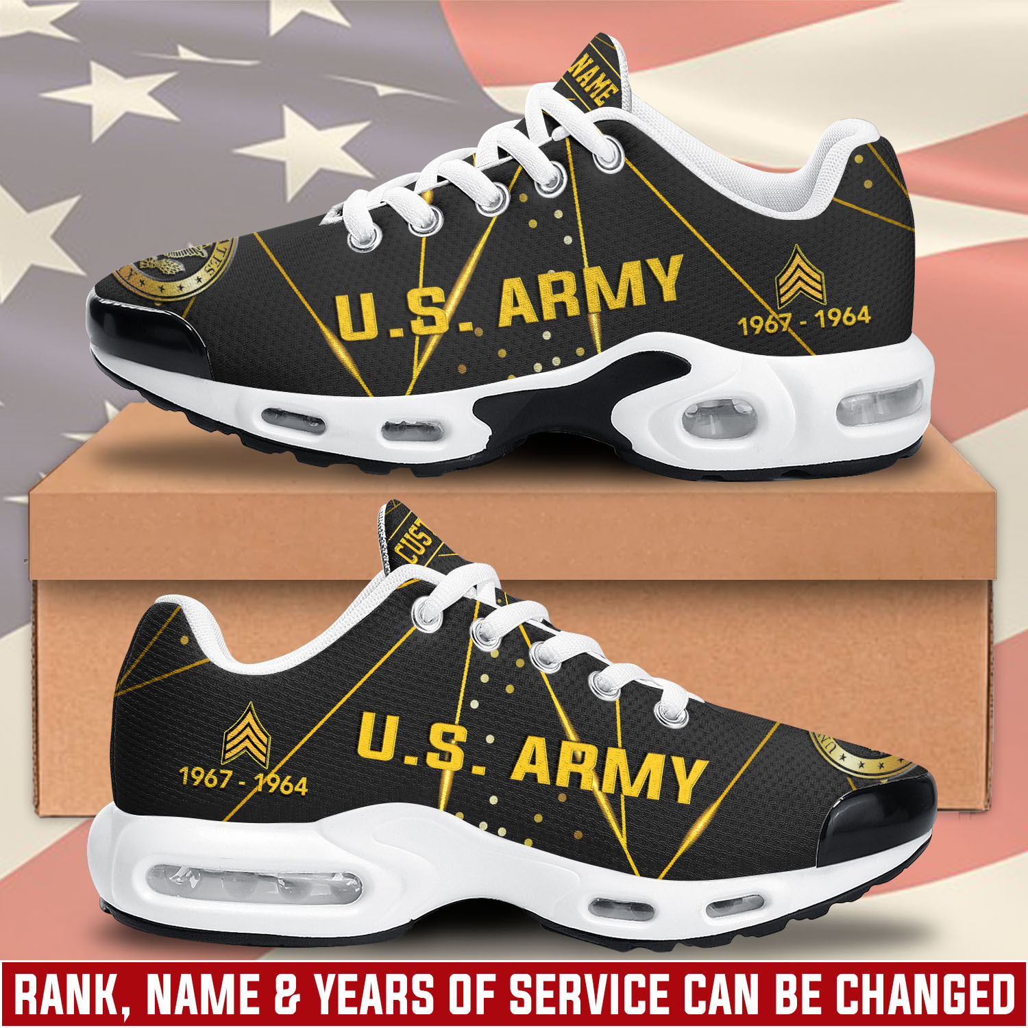 US Army, E 5 Army Sergeant - Air Max Plus Shoes
