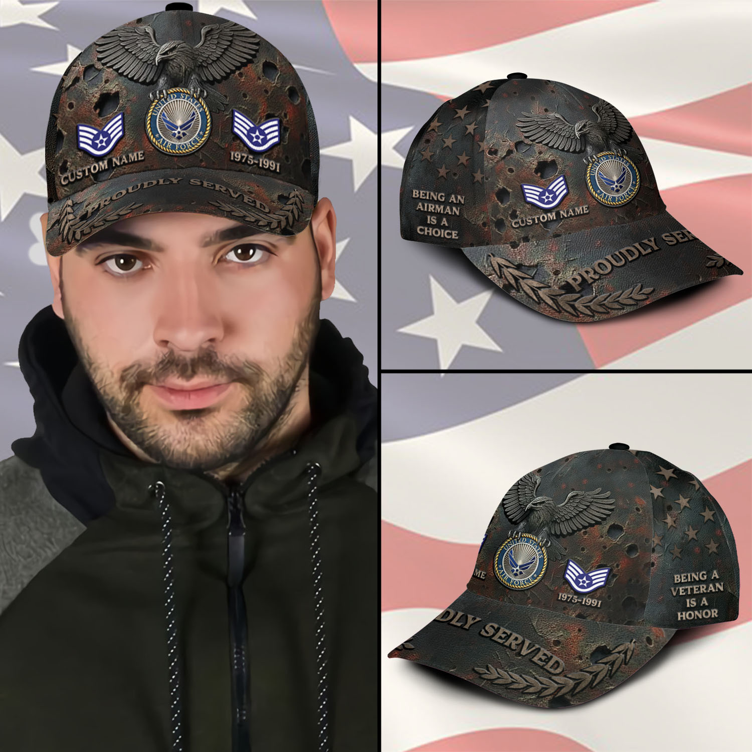 US Air Force, I Walked The Walk - Classic Cap - Image 3