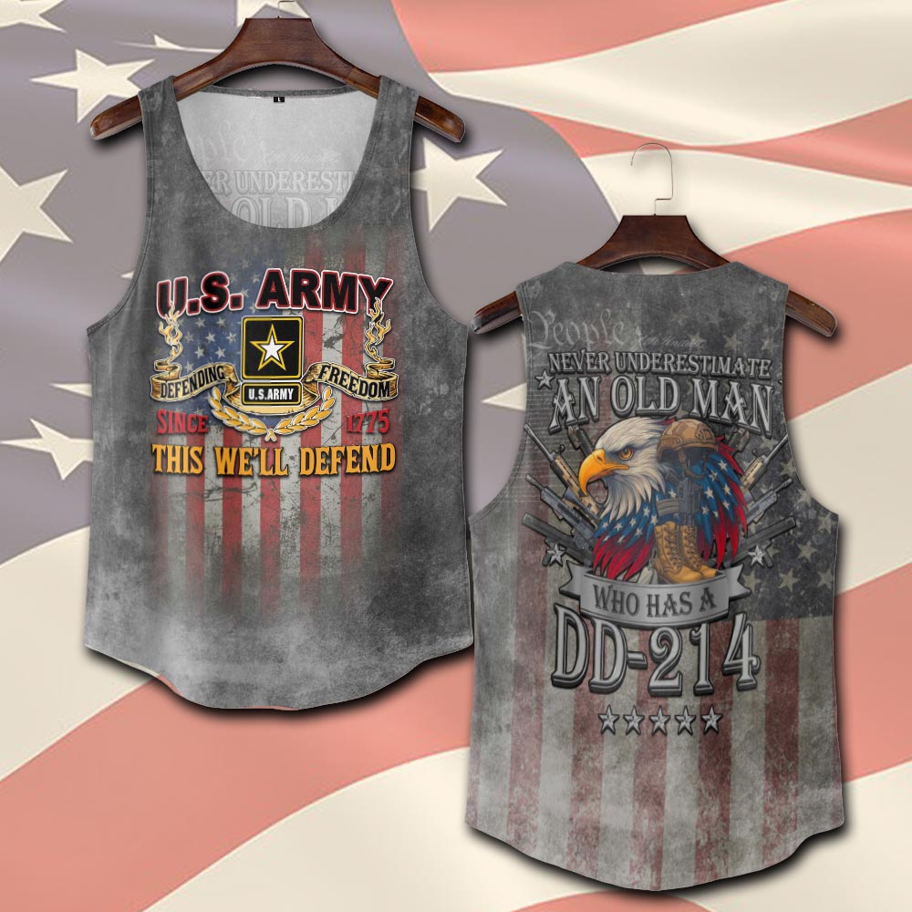 US Army, Land Of The Free, Because Of The Brave - Tank-Top