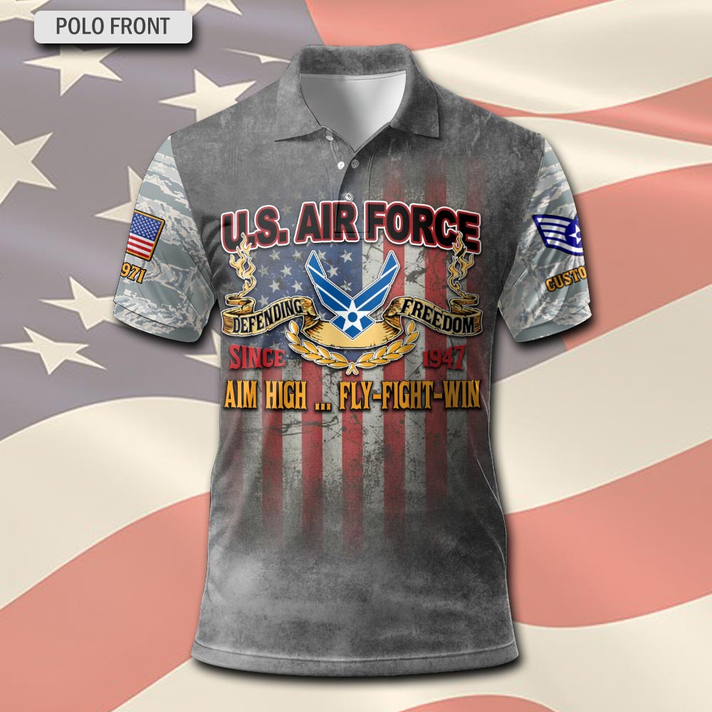 US Air Force , Proud To Have Served - Polo Shirt - Image 2