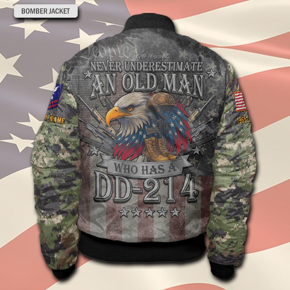 US Coast Guard, E 3 Blue - Bomber Jacket - Image 3