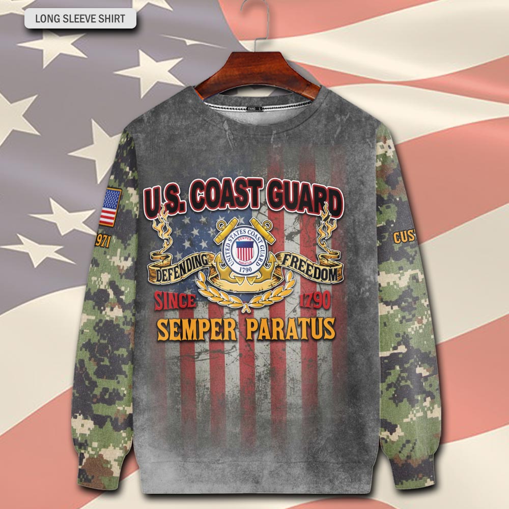 US Coast Guard, Served With Pride - Sweatshirt - Image 2