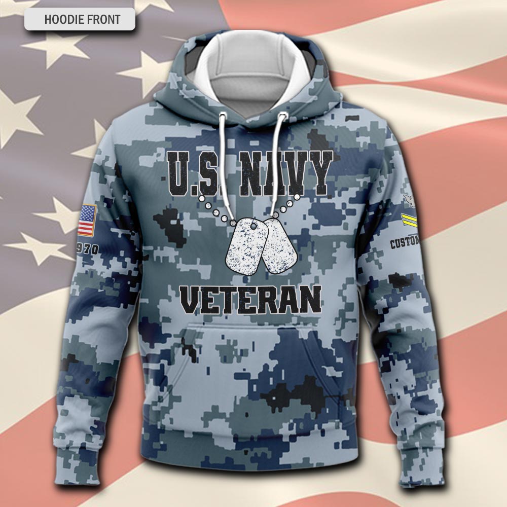 US Navy, Defender of Freedom - Hoodie - Image 2
