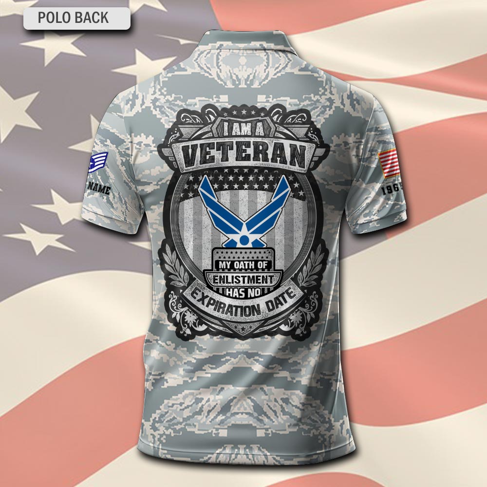 US Air Force , No One Gets Left Behind - Polo Shirt - Image 3