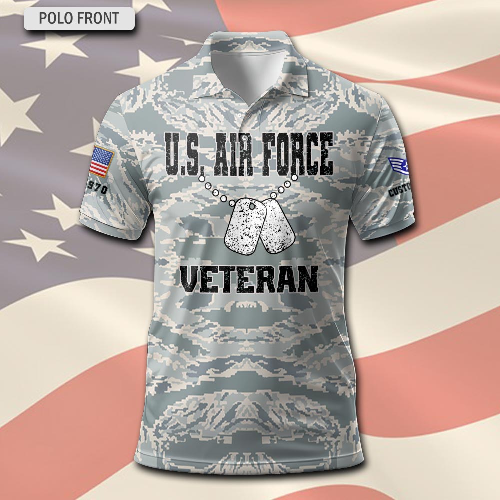 US Air Force , No One Gets Left Behind - Polo Shirt - Image 2