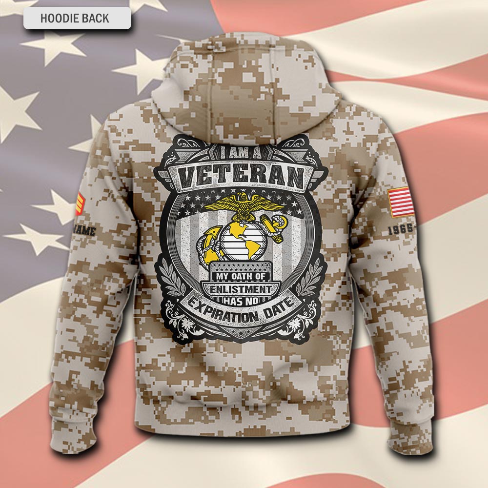 US Marine Corps, The Devil Dogs - Hoodie - Image 3