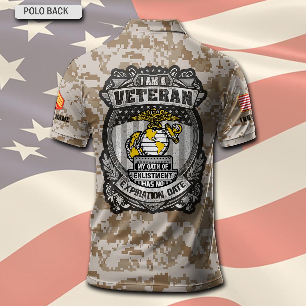 US Marine Corps, Semper Fidelis - Polo Shirt - Image 3