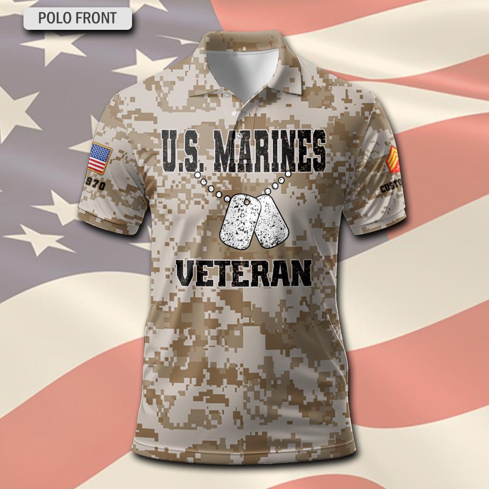 US Marine Corps, Semper Fidelis - Polo Shirt - Image 2