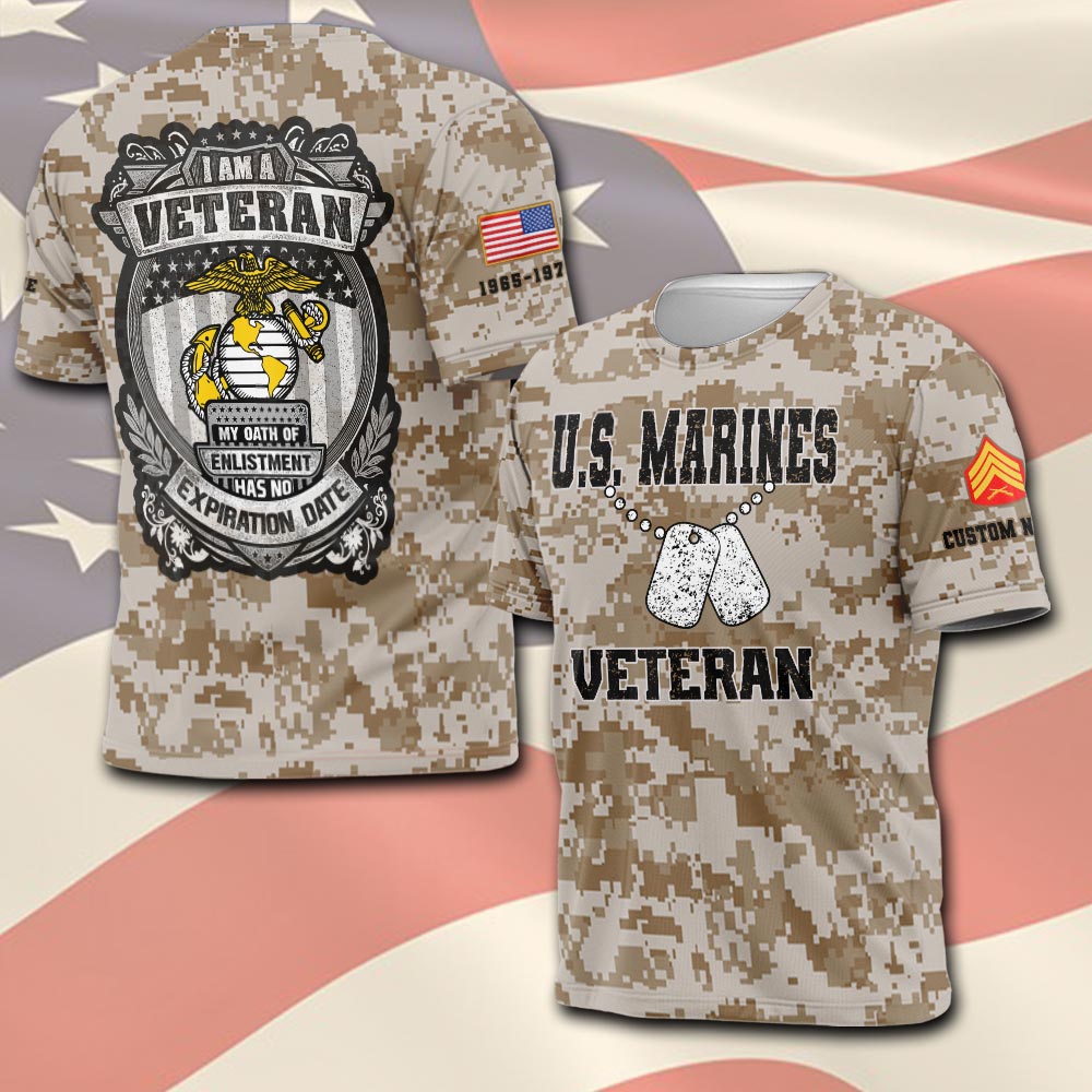 US Marine Corps, E 9 Marines Master Gunnery Sergeant - T-Shirt