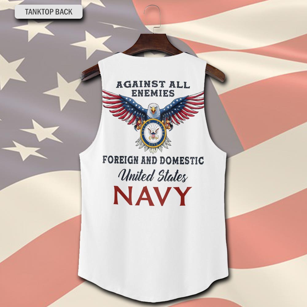 US Navy, E 2 Blue - Tank-Top - Image 3