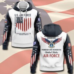 US Air Force , Honoring All Who Served - Hoodie