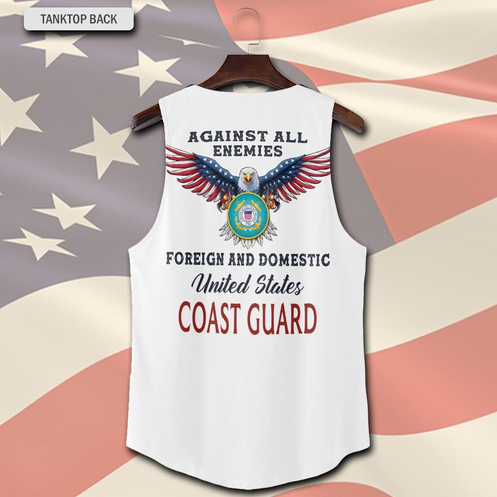US Coast Guard, E 3 Red - Tank-Top - Image 3