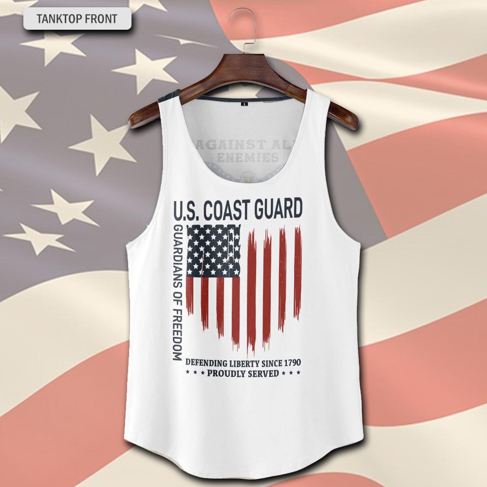 US Coast Guard, E 3 Red - Tank-Top - Image 2